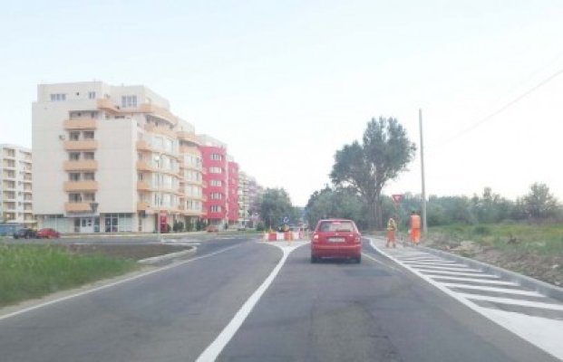 Două noi sensuri giratorii la ieşire din Mamaia, spre Năvodari